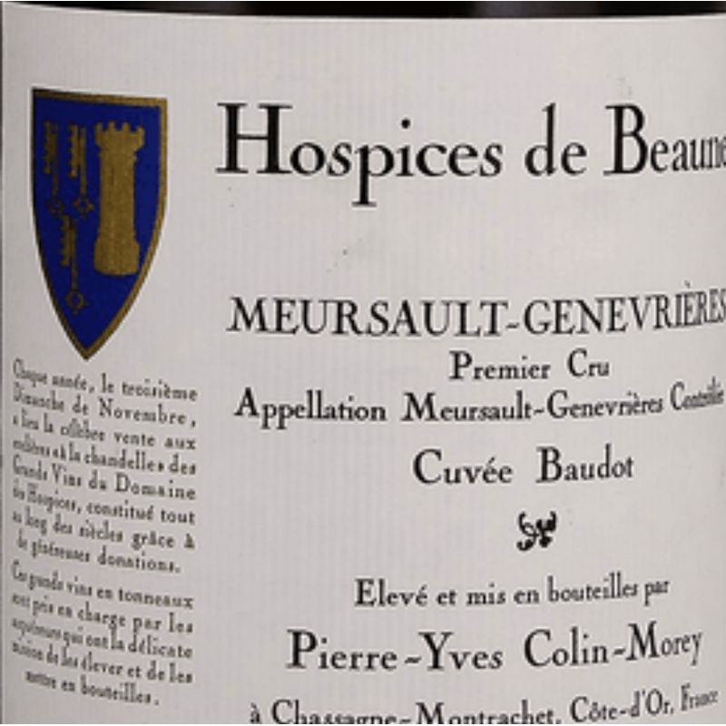 2022 Hospices de Beaune (Pierre-Yves Colin-Morey), Meursault Premier Cru, Genevrieres Cuvee Baudot 6x75cl