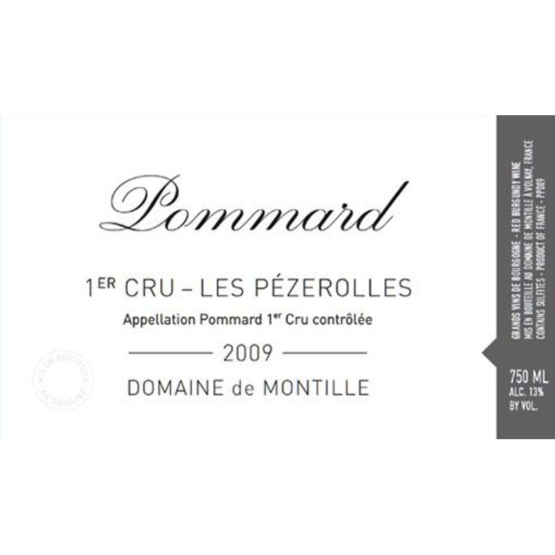 2009 Domaine de Montille, Pommard Premier Cru, Les Pezerolles 6x75cl