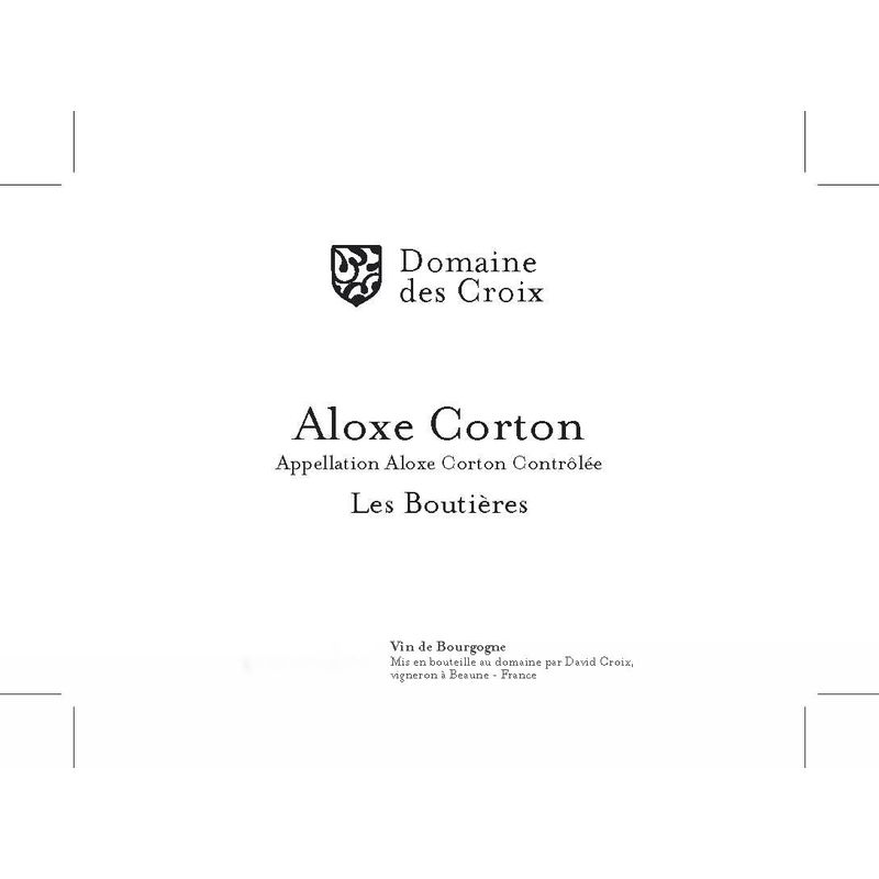 2022 Domaine des Croix, Aloxe-Corton, Les Boutieres 6x75cl