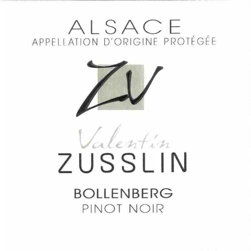 2018 Valentin Zusslin, Bollenberg Pinot Noir, Alsace 6x75cl