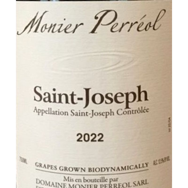 2022 Domaine Monier Perreol, Rouge, Saint-Joseph 6x75cl