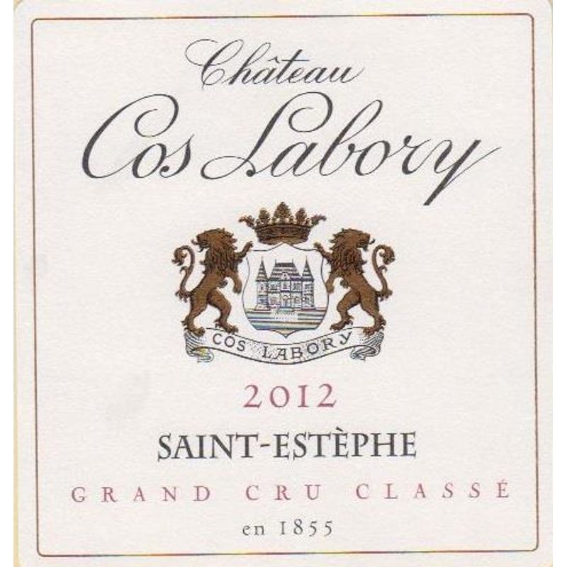 2012 Chateau Cos Labory 5eme Cru Classe, Saint-Estephe 6x75cl