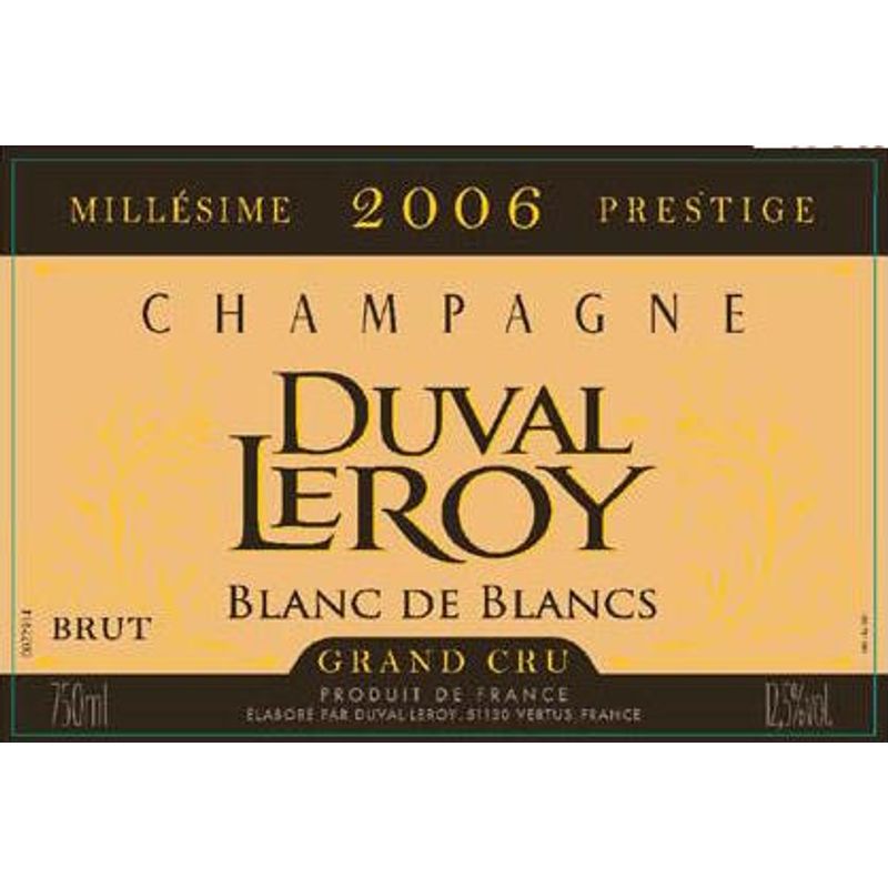 2008 Duval Leroy, Prestige Blanc de Blancs Premier Cru, Champagne 6x75cl