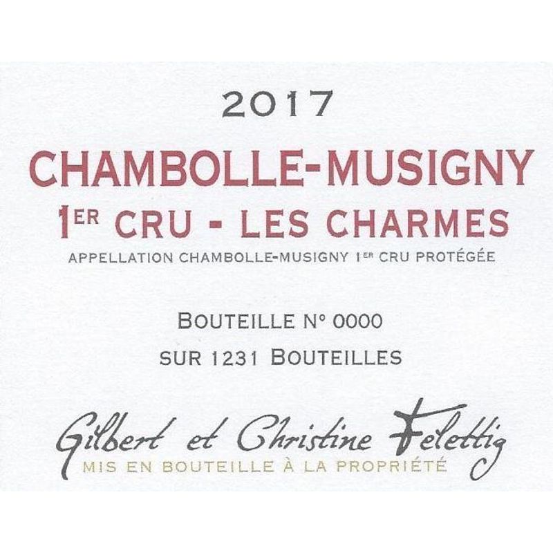 2021 Gilbert et Christine Felettig, Chambolle-Musigny Premier Cru, Les Charmes 6x75cl