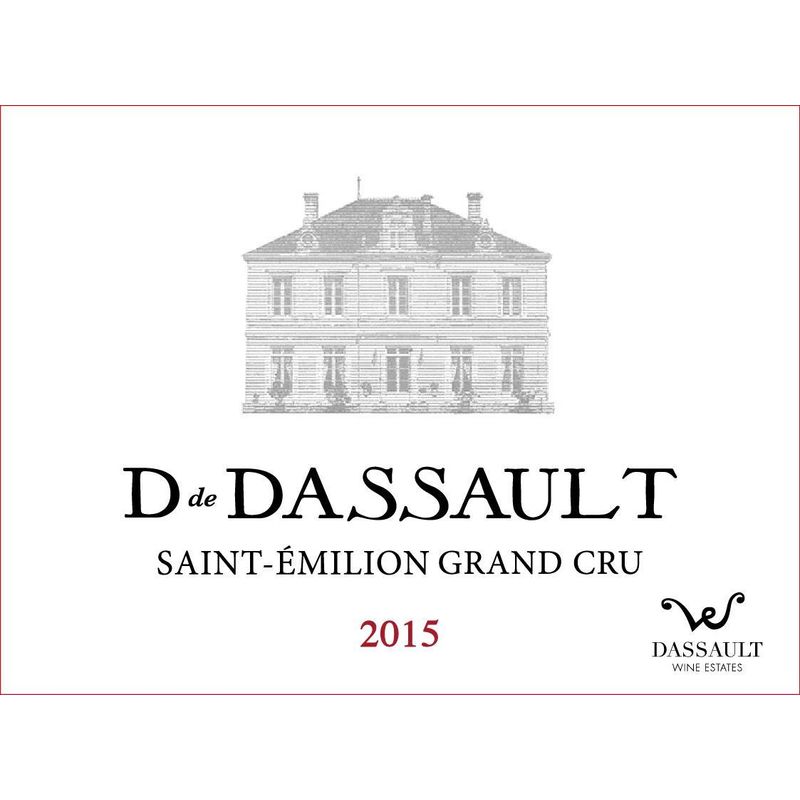 2018 D de Dassault, Saint-Emilion Grand Cru 6x150cl
