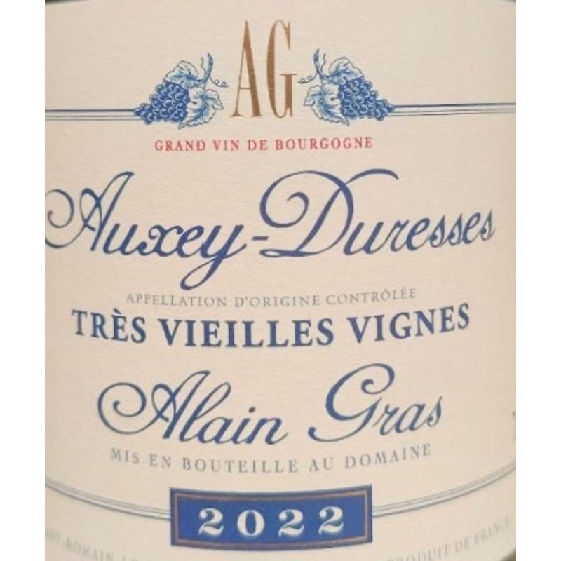2022 Alain Gras, Auxey-Duresses, Tres Vieilles Vignes 6x75cl