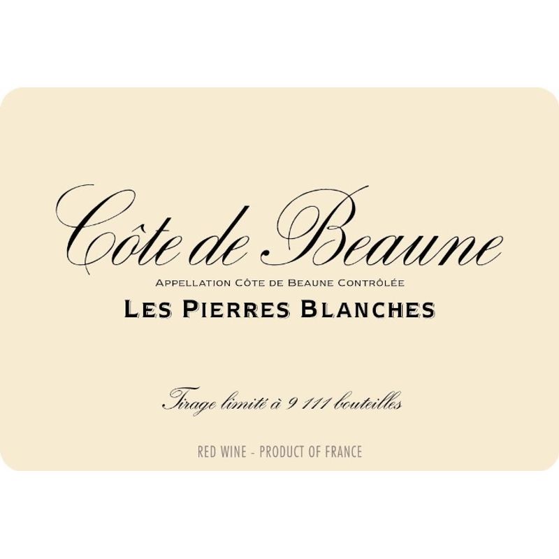2022 Domaine de la Vougeraie, Cote de Beaune, Les Pierres Blanches Rouge 6x75cl