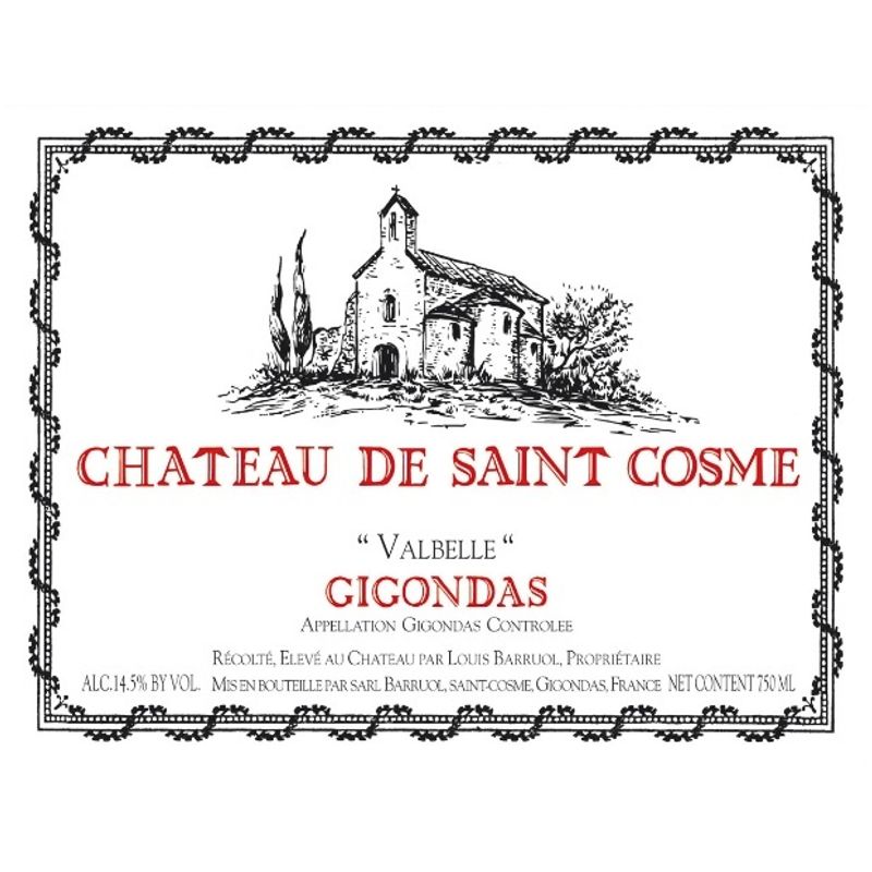 2011 Chateau de Saint Cosme, Gigondas, Valbelle 12x75cl