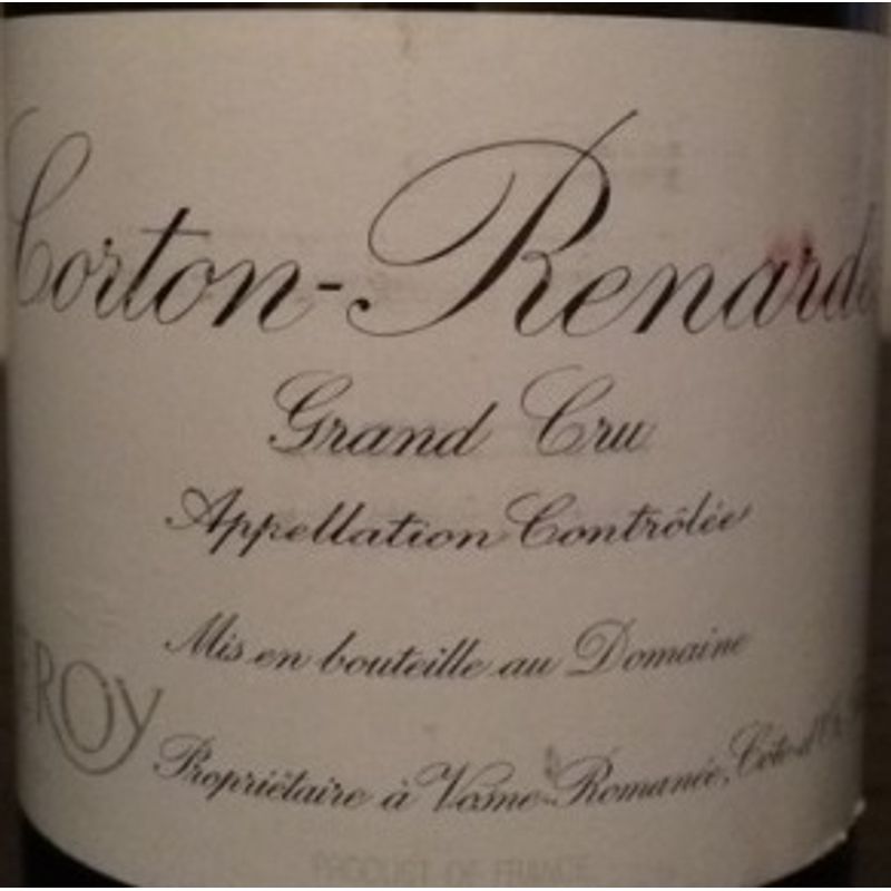 2000 Domaine Leroy, Corton Grand Cru, Les Renardes 3x75cl