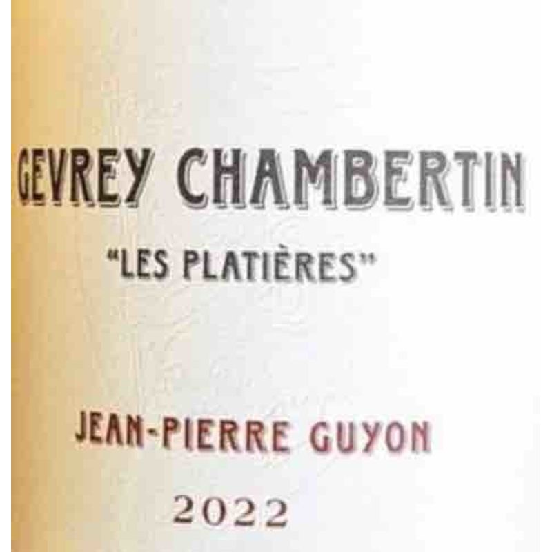 2022 Domaine Jean-Pierre Guyon, Gevrey-Chambertin, La Platiere 6x75cl