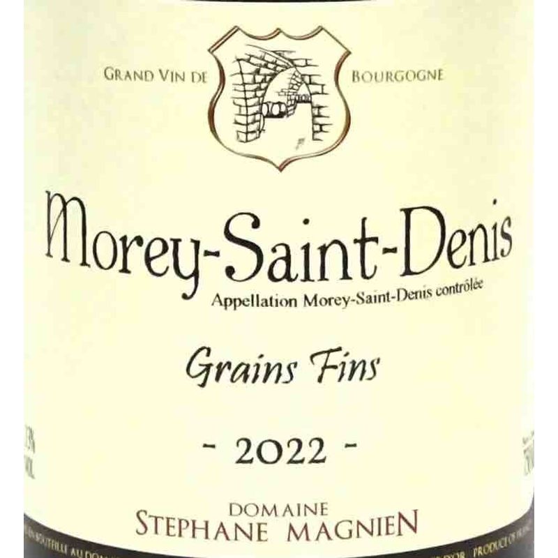2022 Domaine Stephane Magnien, Morey-Saint-Denis, Grains Fins 6x75cl