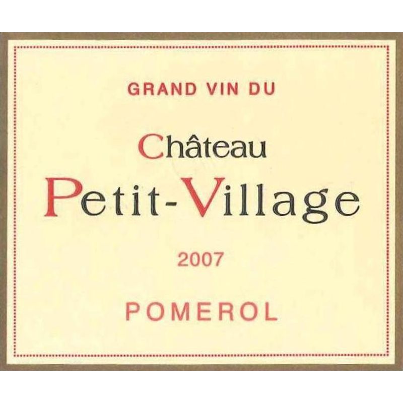 2007 Chateau Petit-Village, Pomerol 6x75cl