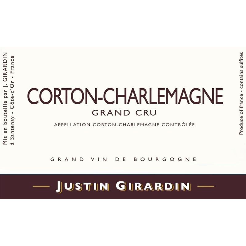 2019 Justin Girardin, Corton-Charlemagne Grand Cru 6x75cl