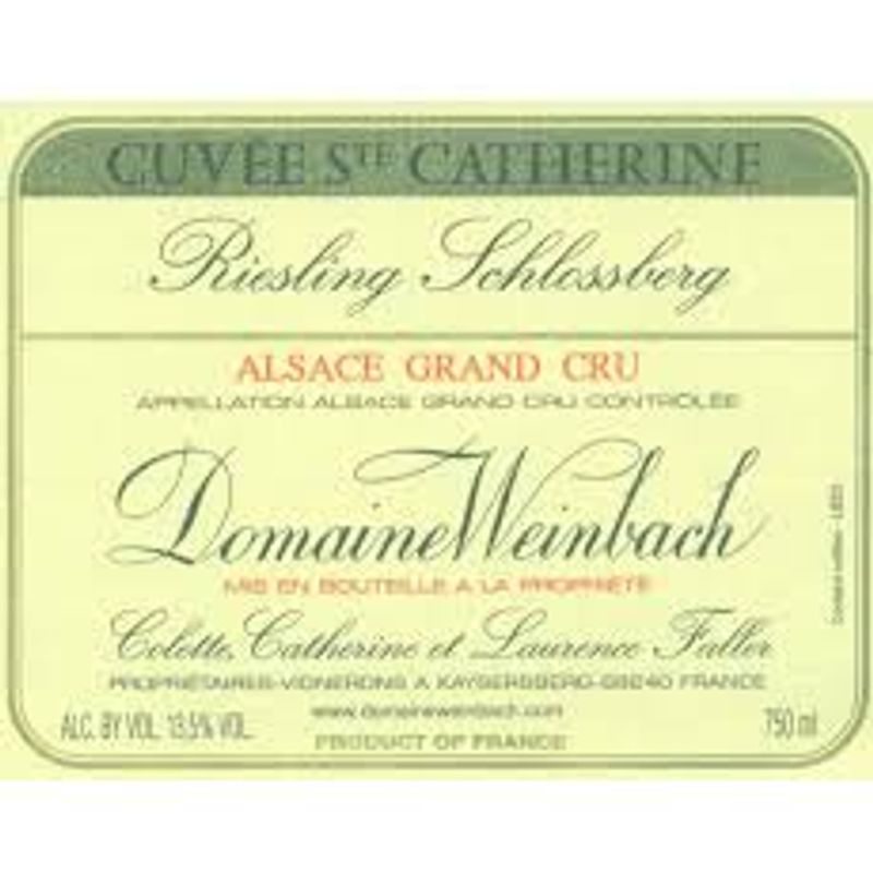 2021 Domaine Weinbach, Riesling Catherine Grand Cru, Schlossberg 12x75cl