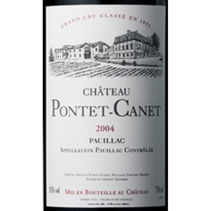 2004 Chateau Pontet-Canet 5eme Cru Classe, Pauillac 12x75cl