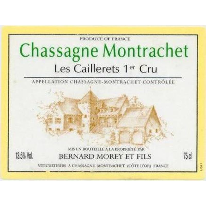 2018 Bernard Moreau, Chassagne-Montrachet Premier Cru, Cailleret 3x150cl