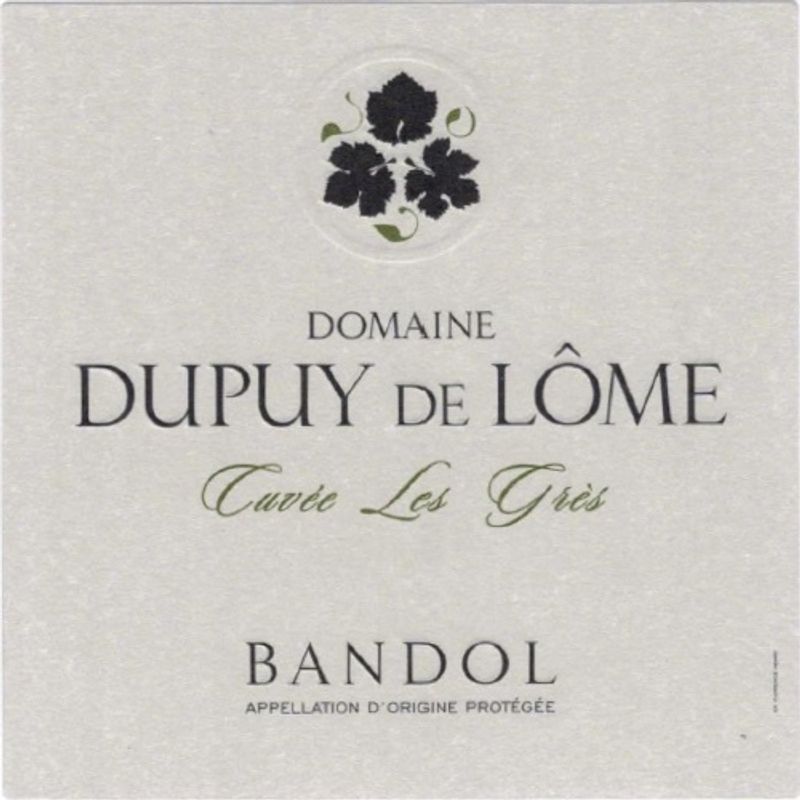 2017 Domaine Dupuy de Lome, Cuvee Les Gres, Bandol 6x75cl