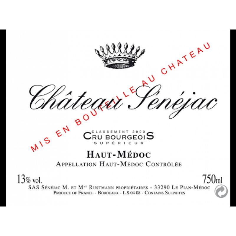 2009 Chateau Senejac, Haut-Medoc 12x75cl