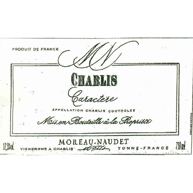 2022 Moreau-Naudet, Chablis, Caractere 6x75cl