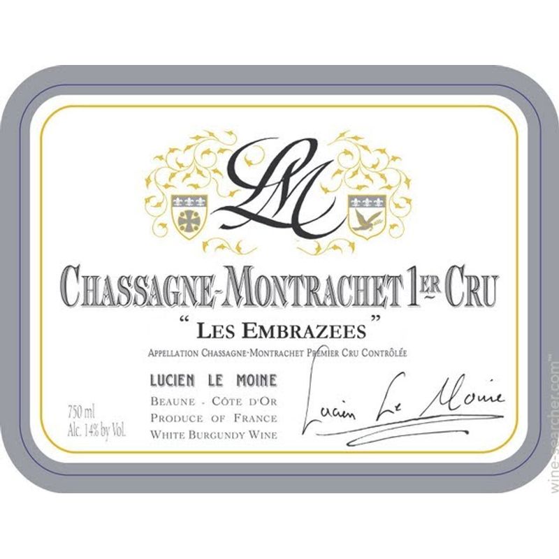 2018 Lucien Le Moine, Chassagne-Montrachet Premier Cru, Les Embazees 6x75cl
