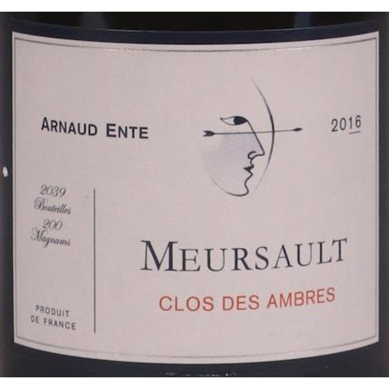 2016 Arnaud Ente, Meursault, Clos Des Ambres 6x75cl