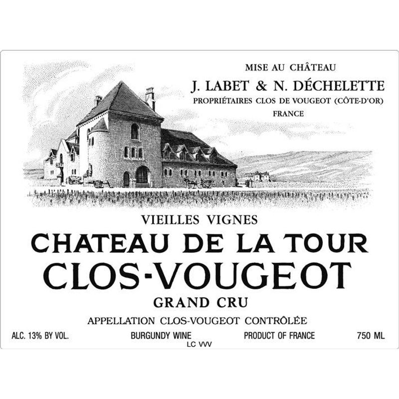 2007 Chateau de la Tour, Clos de Vougeot Grand Cru, Vieilles Vignes 6x75cl