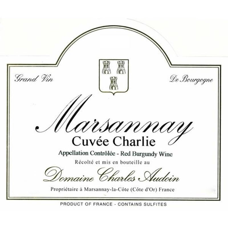 2016 Domaine Charles Audoin, Marsannay, Cuvee Charlie Rouge 6x150cl