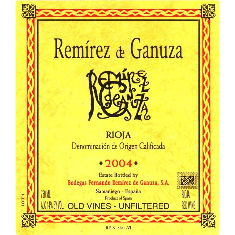 2012 Remirez de Ganuza, Rioja 6x75cl