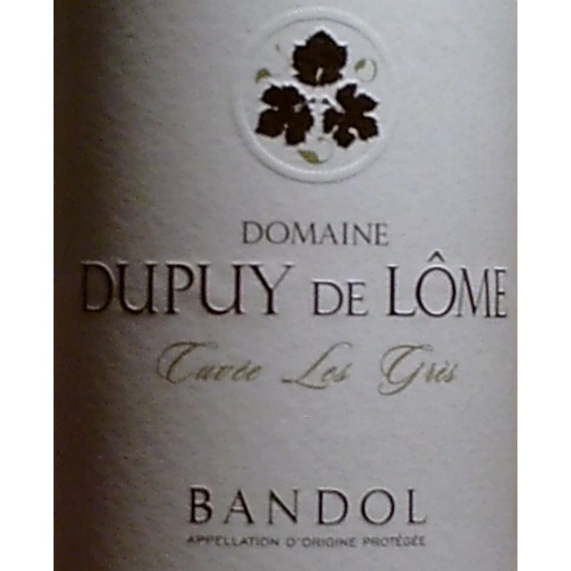 2016 Domaine Dupuy de Lome, Cuvee Les Gres, Bandol 6x75cl