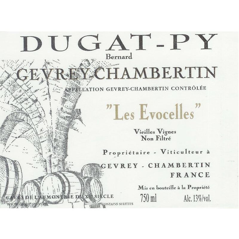 2012 Bernard Dugat-Py, Gevrey-Chambertin, Les Evocelles Vieilles Vignes 12x75cl