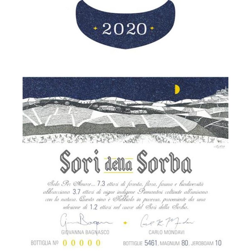 2020 Sori della Sorba, Langhe, Nebbiolo 6x75cl