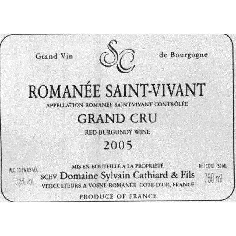 2005 Domaine Sylvain Cathiard, Romanee-Saint-Vivant Grand Cru 3x75cl