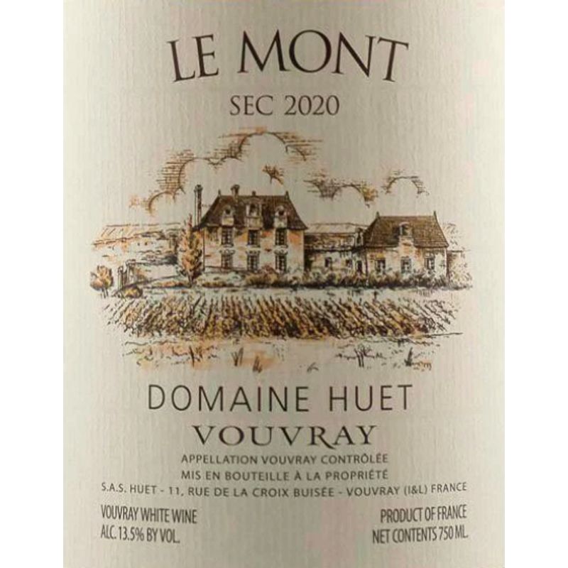 2022 Domaine Huet, Vouvray, Mont Sec 6x75cl