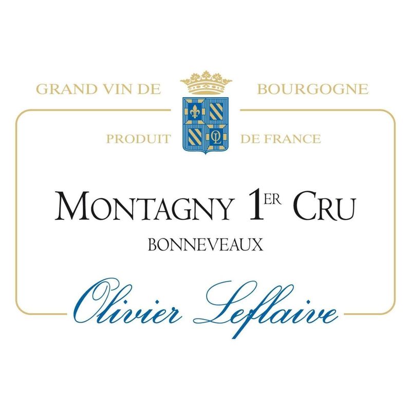 2018 Olivier Leflaive, Montagny Premier Cru, Les Bonneveaux 6x75cl ...