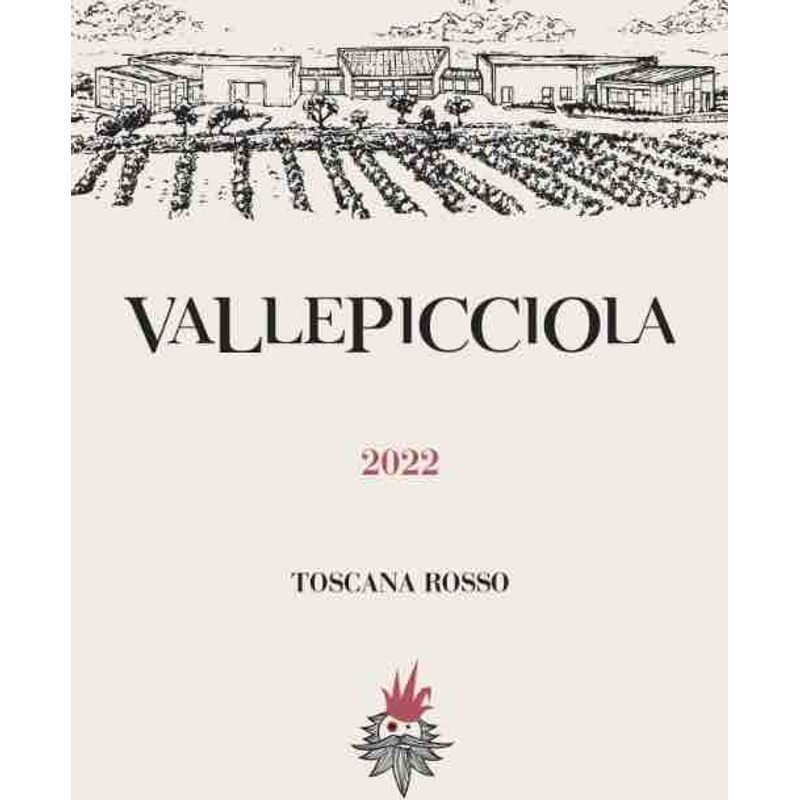 2022 Vallepicciola, Toscana, Rosso 6x75cl