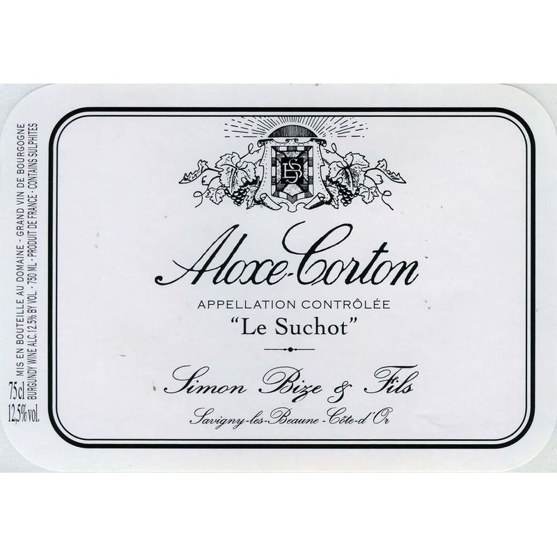 2018 Simon Bize, Aloxe-Corton Premier Cru, Suchots 12x75cl