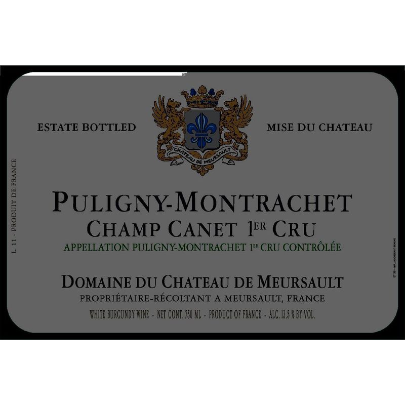 2022 Chateau de Meursault, Puligny-Montrachet Premier Cru, Champ Canet 6x75cl