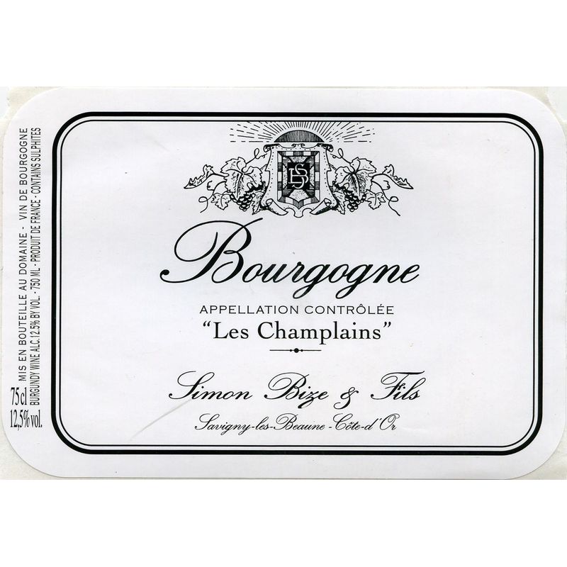 2022 Simon Bize, Bourgogne, Champlains Blanc 6x75cl