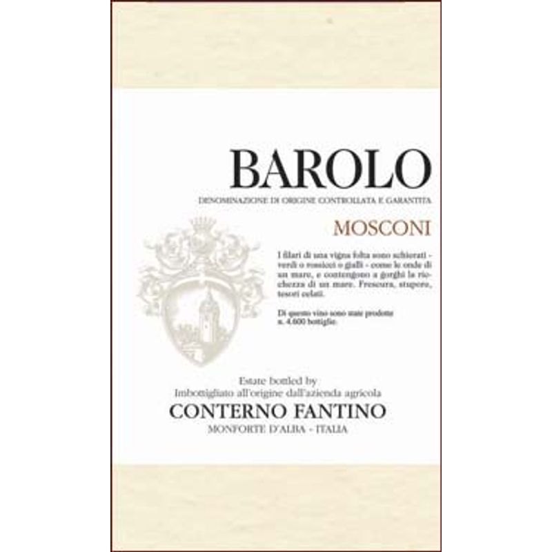 2013 Conterno Fantino, Barolo, Mosconi 6x75cl