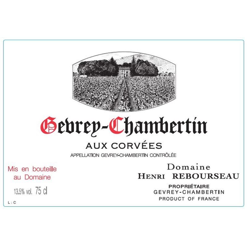 2018 Domaine Henri Rebourseau, Gevrey-Chambertin, Aux Corvees 6x75cl