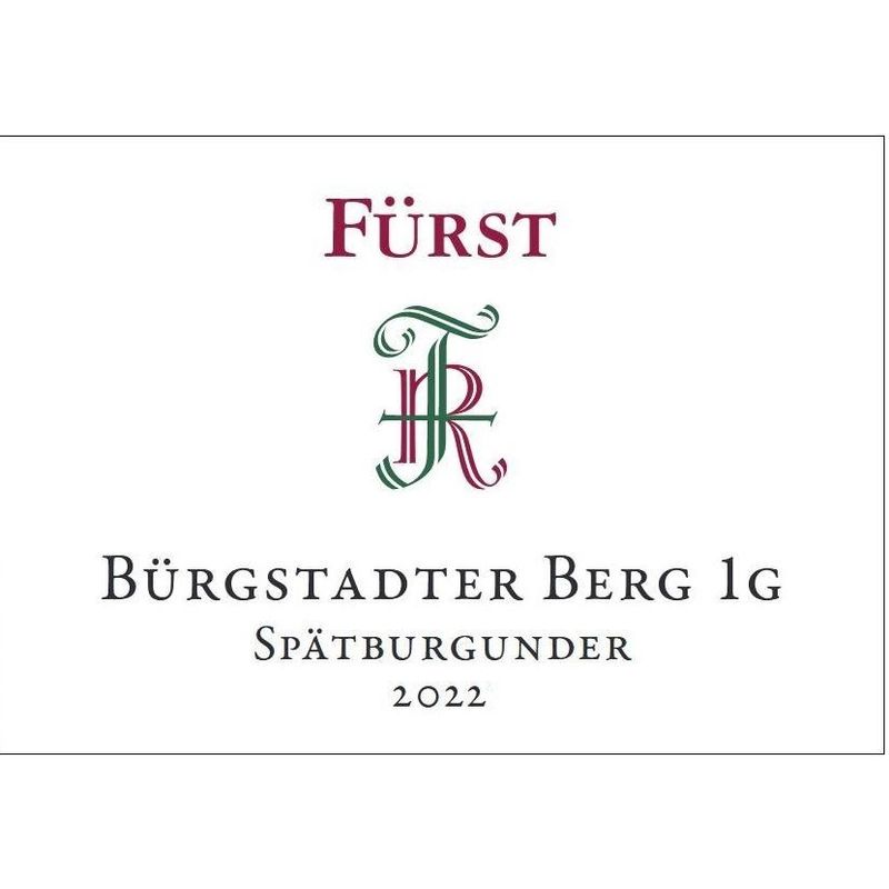 2022 Furst, Burgstadter Berg Spatburgunder, Franken 6x75cl