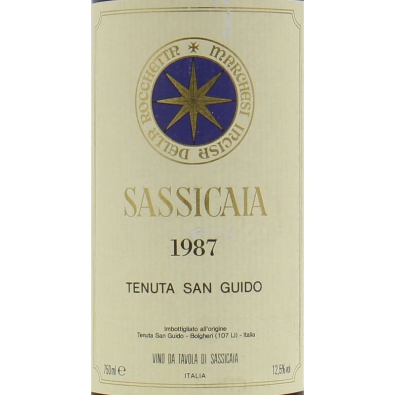 1987 Sassicaia, Tenuta San Guido 1x75cl