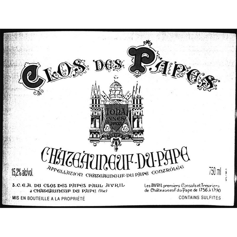 2006 Clos des Papes, Chateauneuf-du-Pape, Blanc 12x75cl