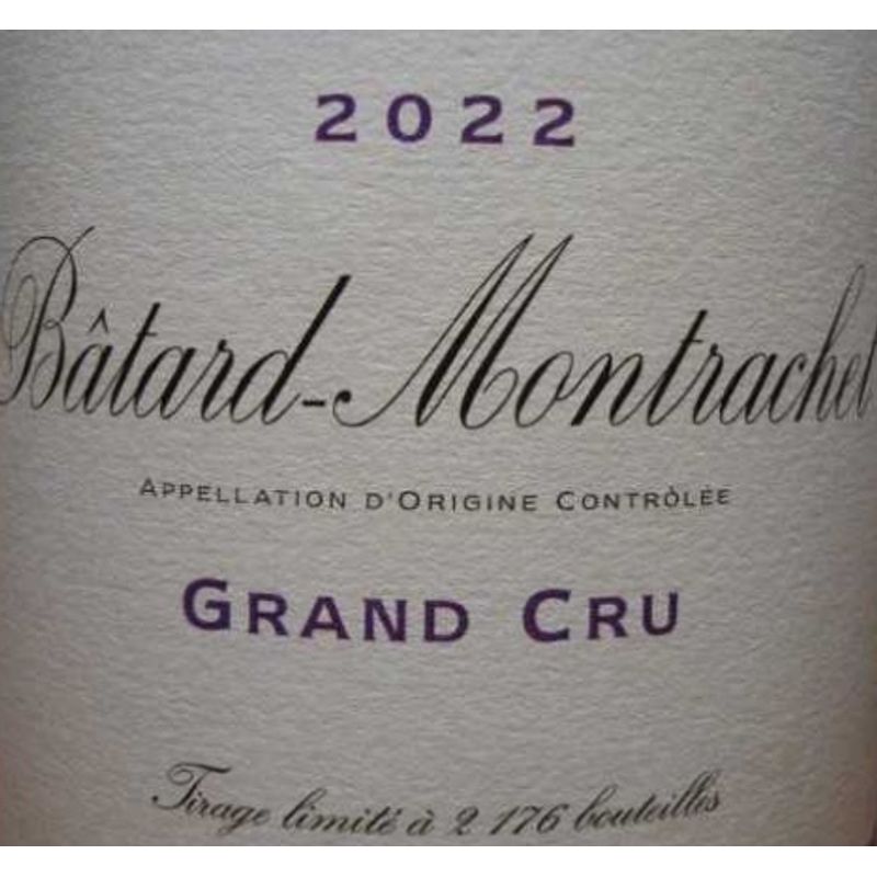 2022 Domaine de la Vougeraie, Bienvenues-Batard-Montrachet Grand Cru 3x75cl