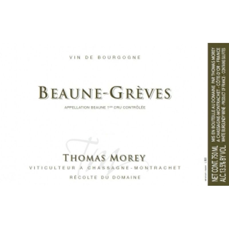 2023 Thomas Morey, Beaune Premier Cru, Les Greves Rouge 6x75cl