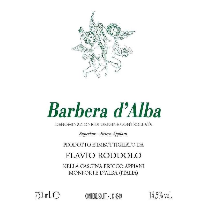 2013 Flavio Roddolo, Barbera d'Alba, Superiore 6x75cl