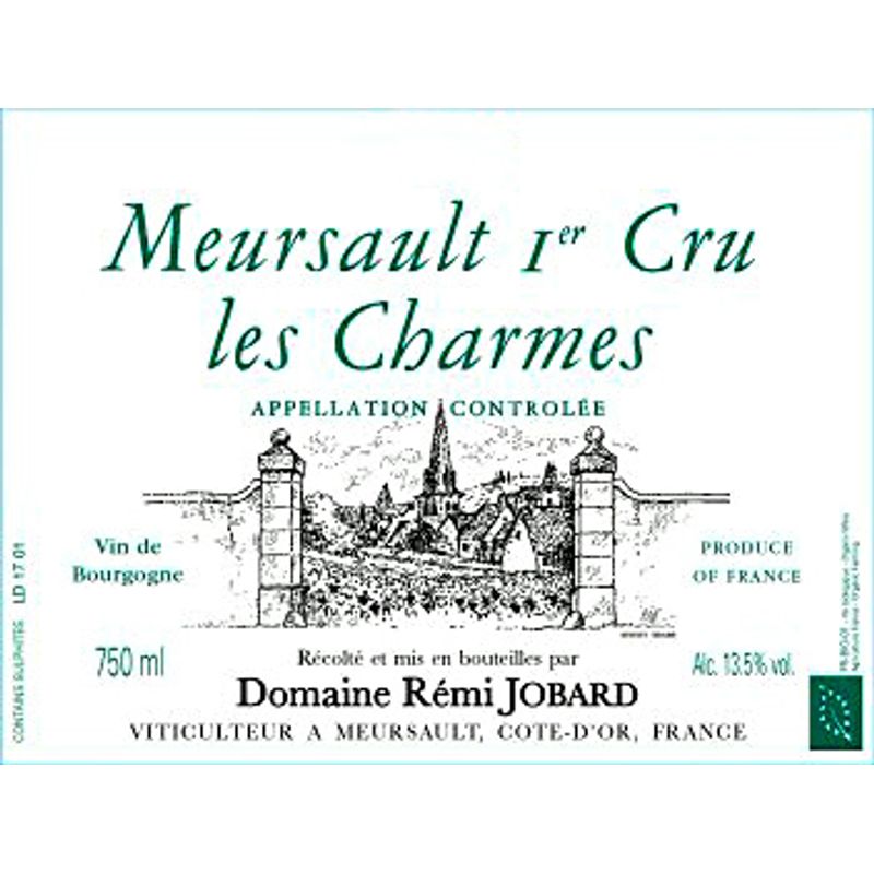 2023 Domaine Remi Jobard, Meursault Premier Cru, Charmes 6x75cl