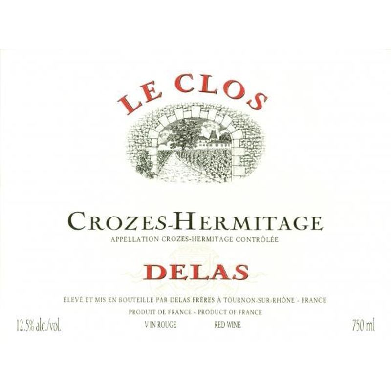 2018 Delas, Crozes-Hermitage, Le Clos 1x150cl