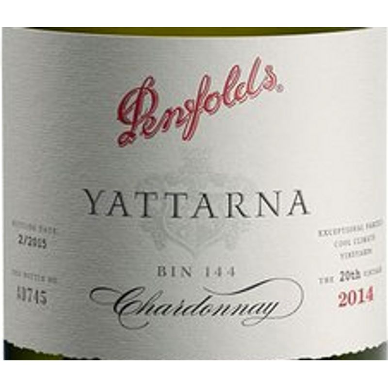 2018 Penfolds, Bin 144 Yattarna Chardonnay, Coonawarra 6x75cl