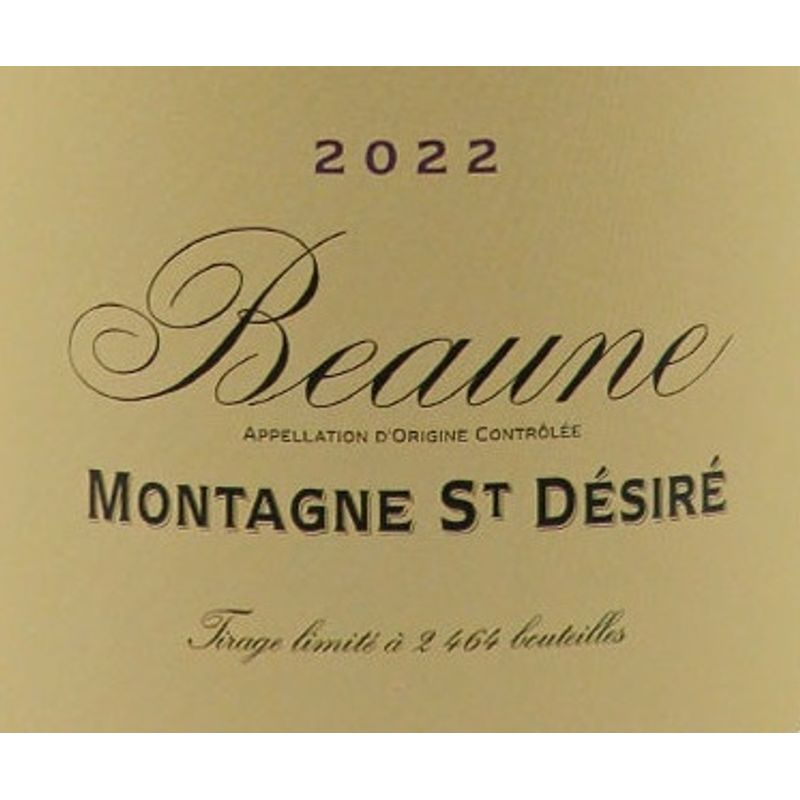 2022 Domaine de la Vougeraie, Beaune, Montagne Saint Desire 6x75cl